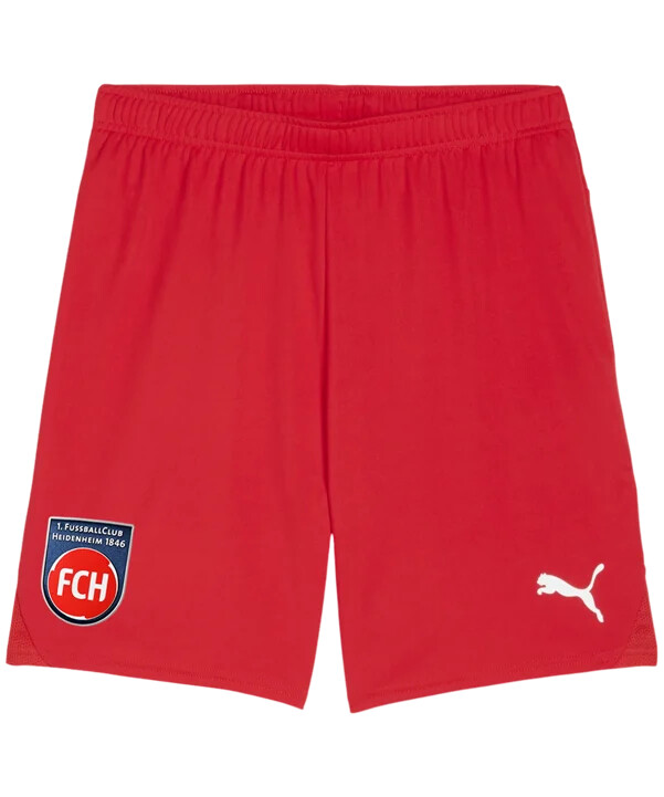 puma 1. fc heidenheim short home 2425 rot f01