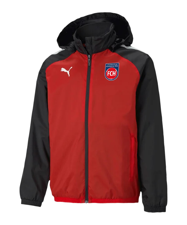 puma 1. fc heidenheim allwetterjacke rot f01