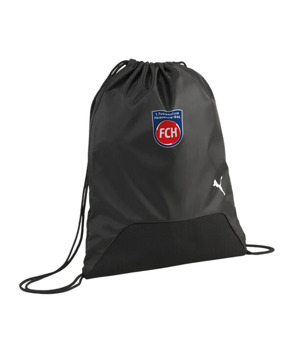 puma 1. fc heidenheim gym bag schwarz f01