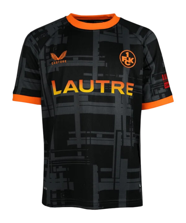 castore 1. fc kaiserslautern trikot 3rd 20252026 kids schwarz f018