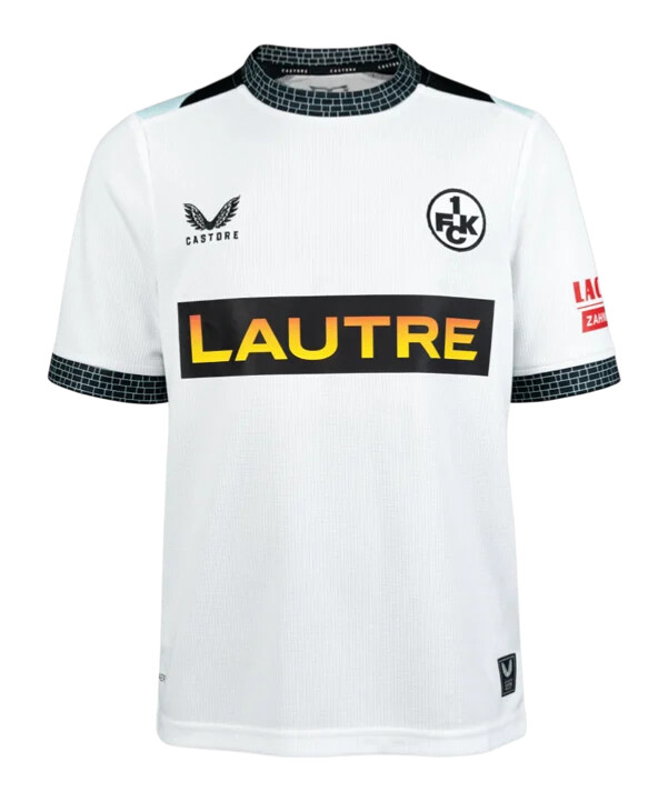 castore 1. fc kaiserslautern trikot auswärts 20252026 kids weiß f003