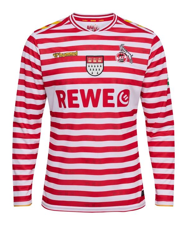 hummel 1. fc köln karneval trikot langarm 20252026 weiß f9402