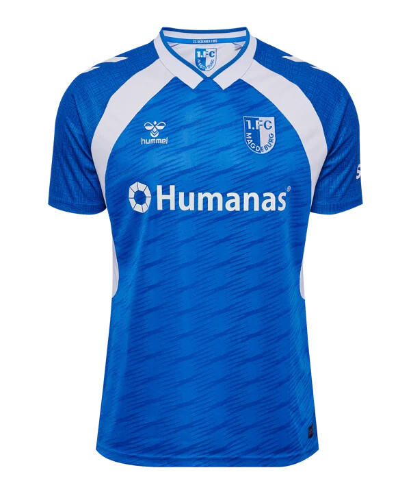 hummel 1. fc magdeburg trikot home 20252026 blau f7251