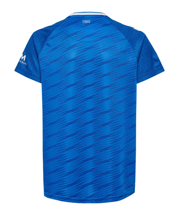 hummel 1. fc magdeburg trikot home 20252026 kids blau f7251