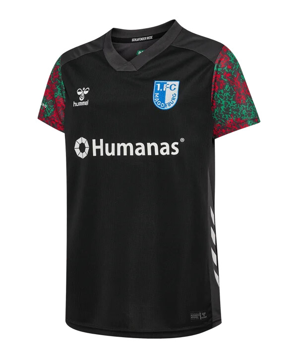 hummel 1. fc magdeburg trikot 3rd 20252026 kids schwarz f2001