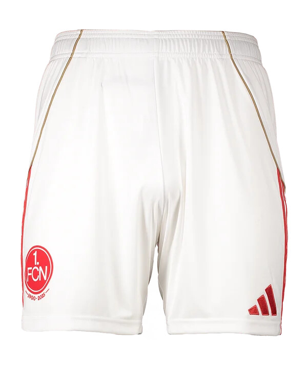 adidas 1.fc nürnberg short away 20252026 kids weiss
