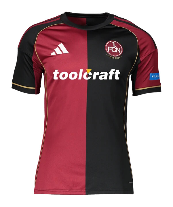 adidas 1. fc nürnberg trikot heim 20252026 damen rot