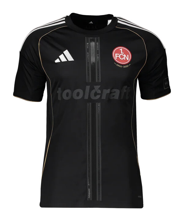 adidas 1. fc nürnberg europa trikot 20252026 schwarz