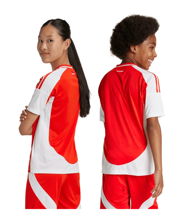 adidas 1. fc union berlin trikot home 20242025 kids rot