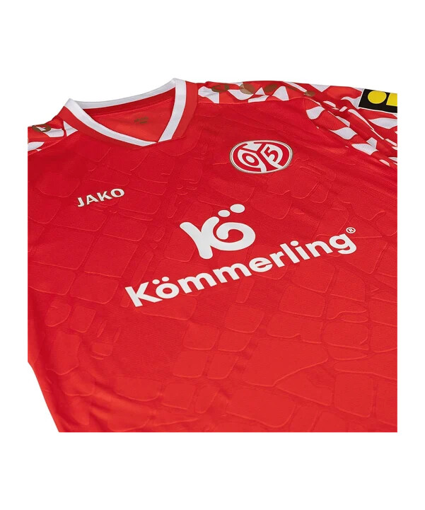 jako 1. fsv mainz 05 trikot home 20252026 kids rot f601