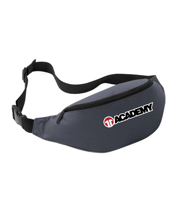 11ts academy beltbag lettering dunkelgrau