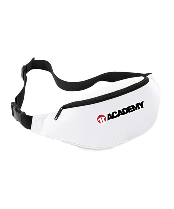 11ts academy beltbag lettering weiß