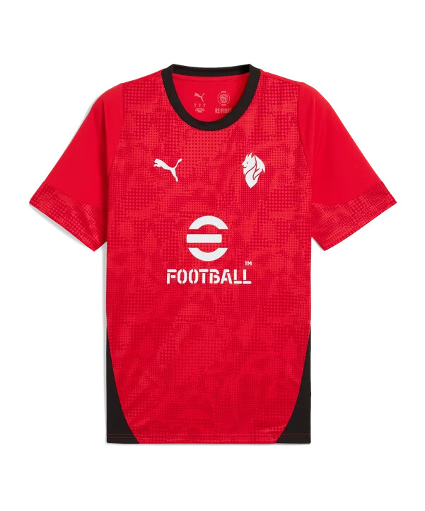 puma ac mailand trainingsshirt rot f01