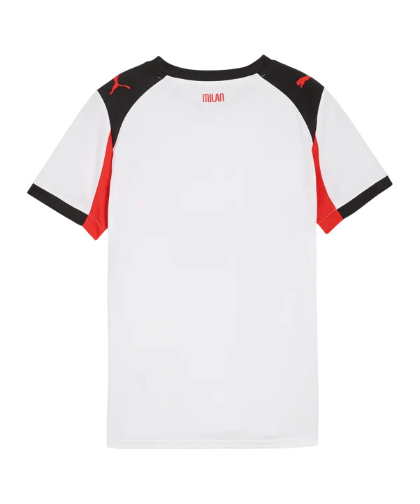 puma ac mailand replica trikot away kids weiß f02