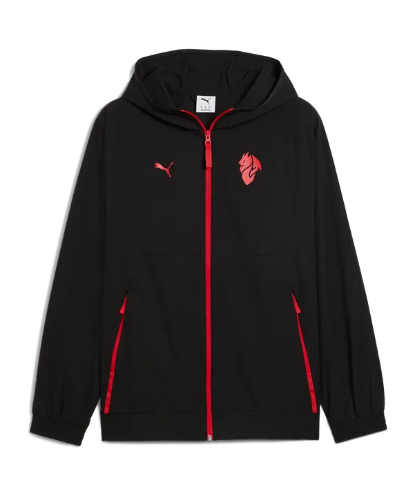 puma ac mailand pumatech woven jacke schwarz f04
