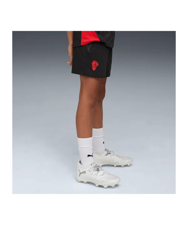 puma ac mailand training pockets short kids schwarz f04