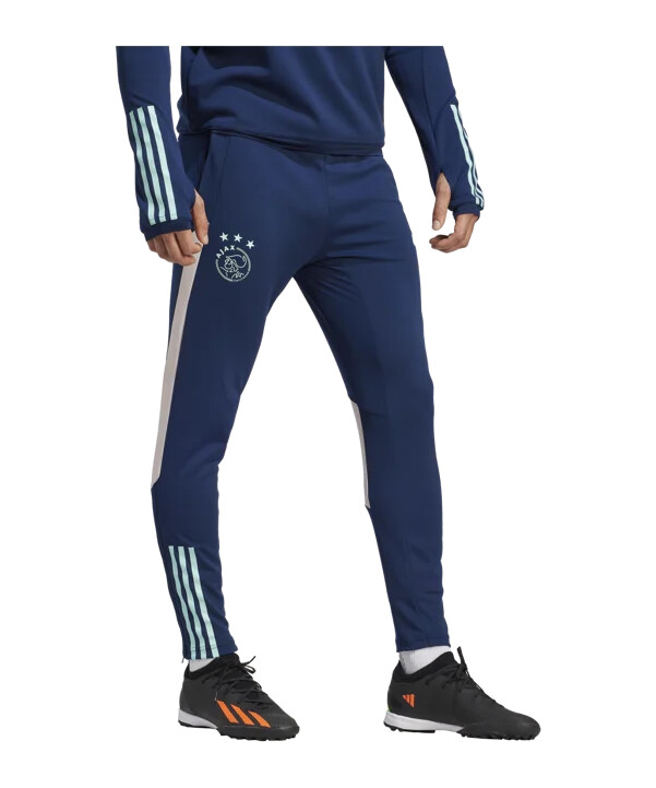 adidas ajax amsterdam trainingshose blau