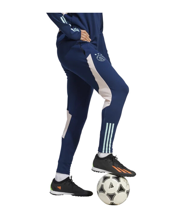 adidas ajax amsterdam trainingshose blau