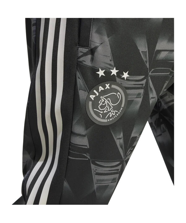 adidas ajax amsterdam trainingshose schwarz