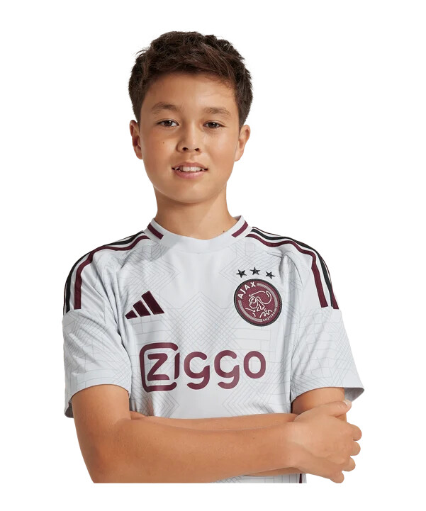 adidas ajax amsterdam trikot 3rd 20242025 kids grau