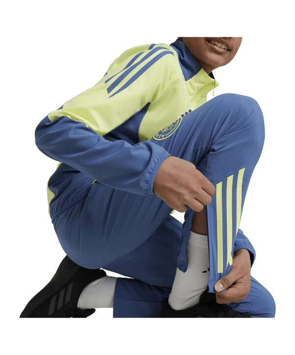 adidas ajax amsterdam prematch hose 20242025 kids blau