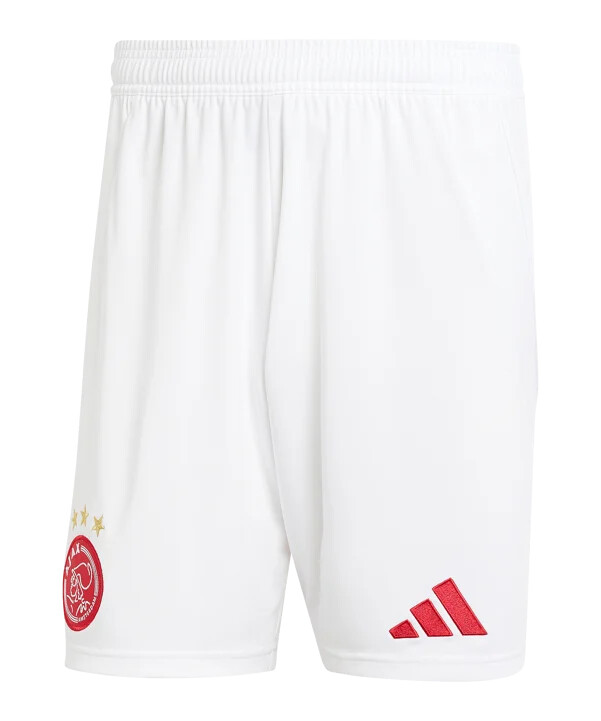 adidas ajax amsterdam short home 20242025 weiss