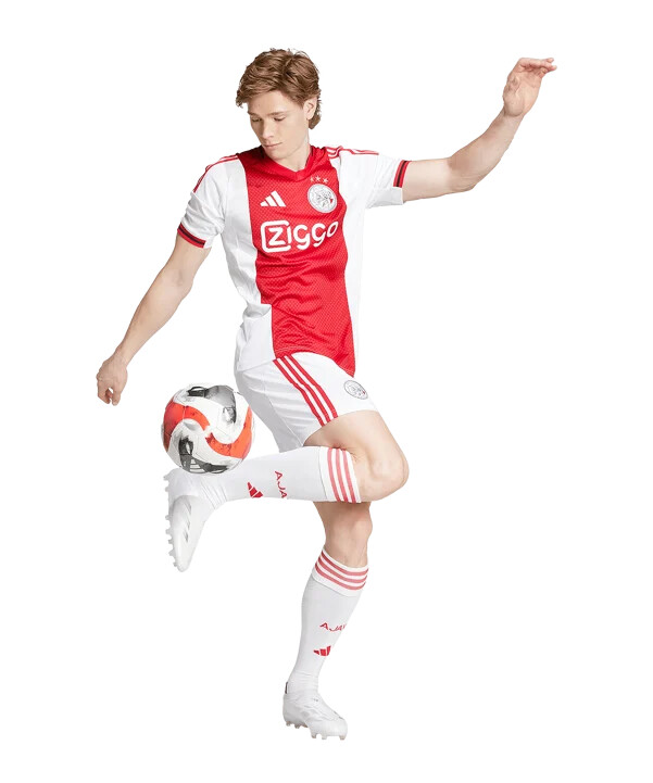adidas ajax amsterdam trikot home 20252026 weiß
