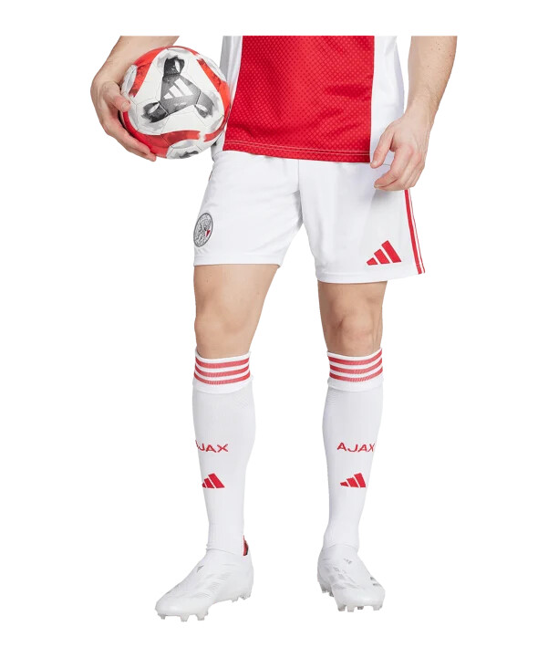 adidas ajax amsterdam short home 20252026 weiß