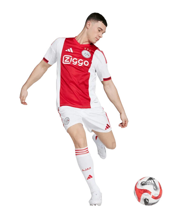 adidas ajax amsterdam short home 20252026 weiß