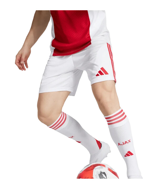 adidas ajax amsterdam short home 20252026 weiß