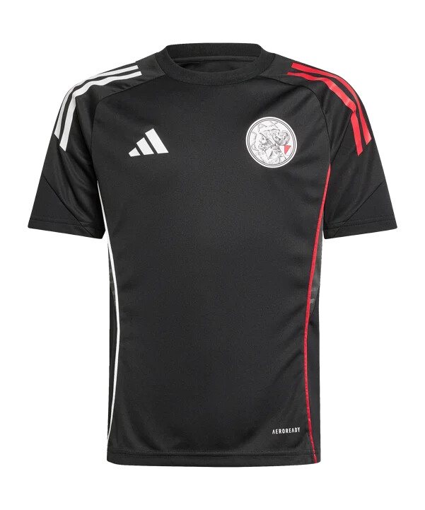 adidas ajax amsterdam training t-shirt kids schwarz