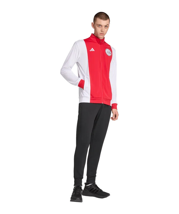adidas ajax amsterdam dann track sweatshirt weiß