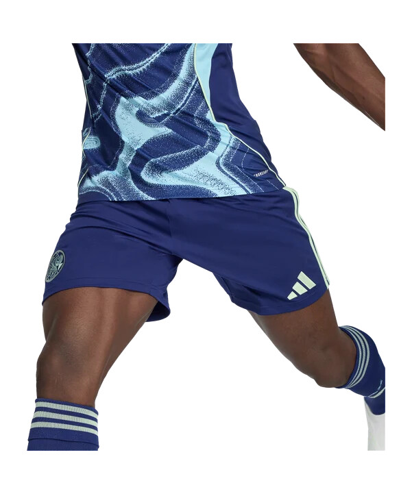 adidas ajax amsterdam short away 20252026 blau