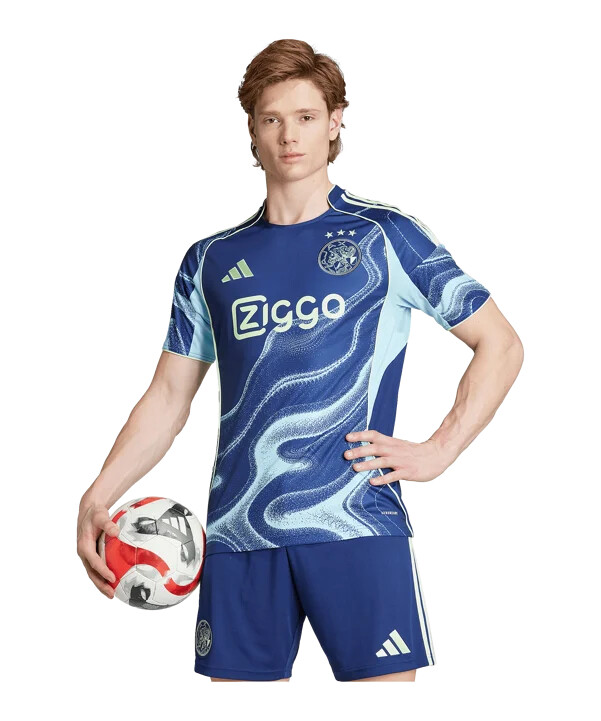 adidas ajax amsterdam trikot away 20252026 blau