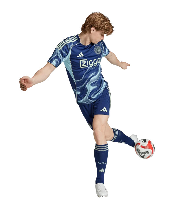 adidas ajax amsterdam trikot away 20252026 blau