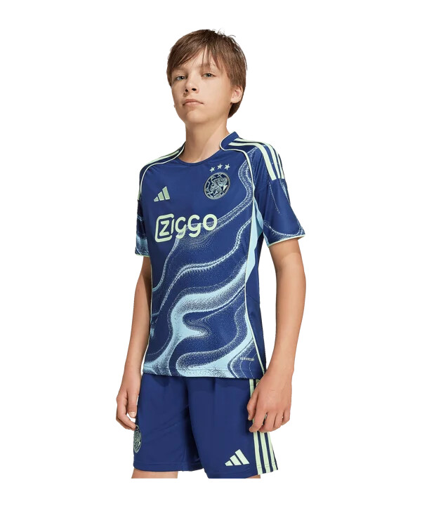 adidas ajax amsterdam trikot away 20252026 kids blau