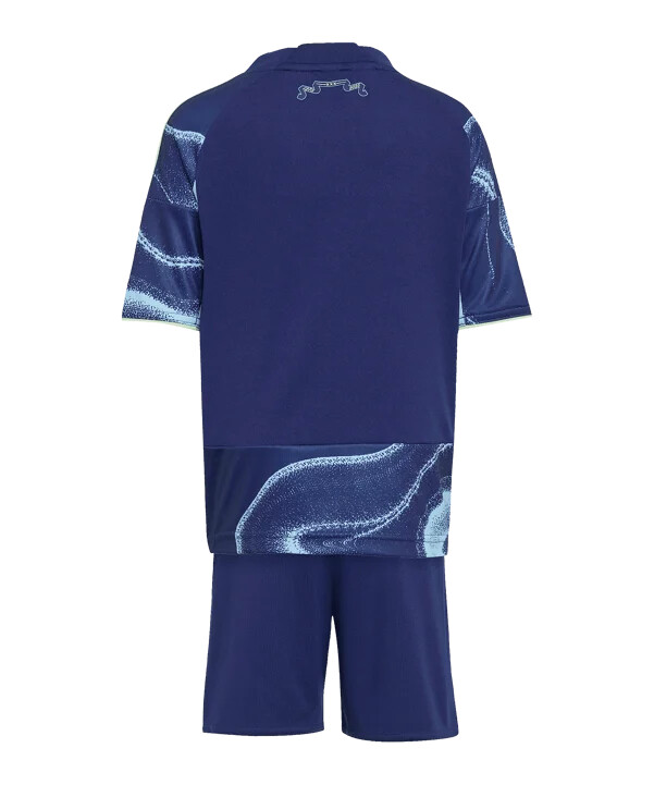 adidas ajax amsterdam trikot set away 20252026 kids blau