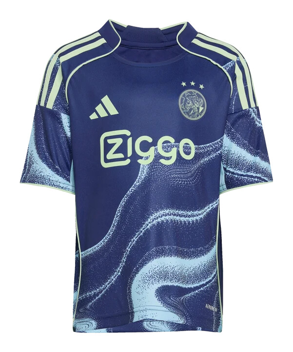 adidas ajax amsterdam trikot set away 20252026 kids blau