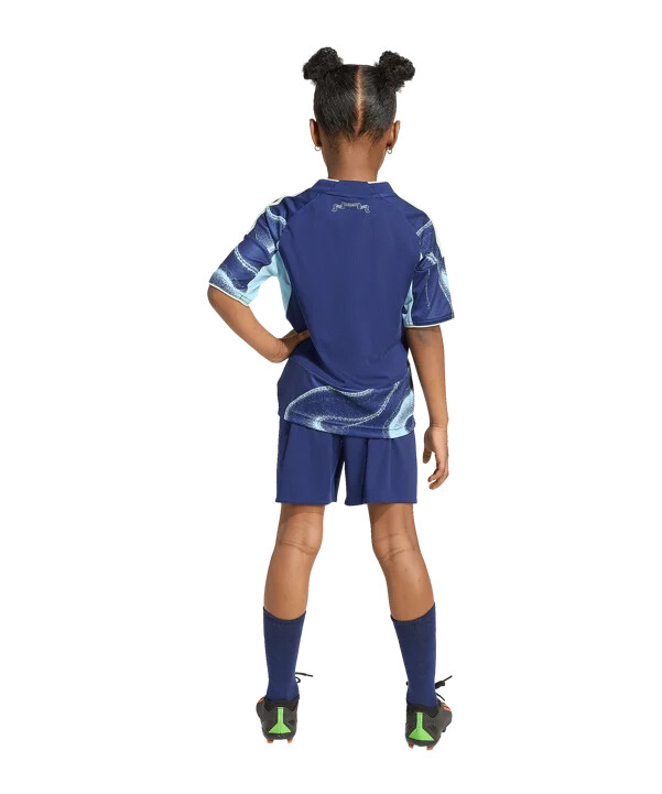 adidas ajax amsterdam trikot set away 20252026 kids blau
