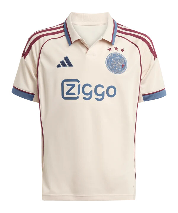 adidas ajax amsterdam trikot 3rd 20252026 kids beige