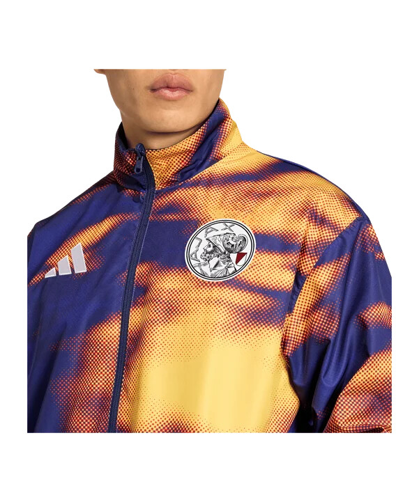 adidas ajax amsterdam track sweatshirt blau