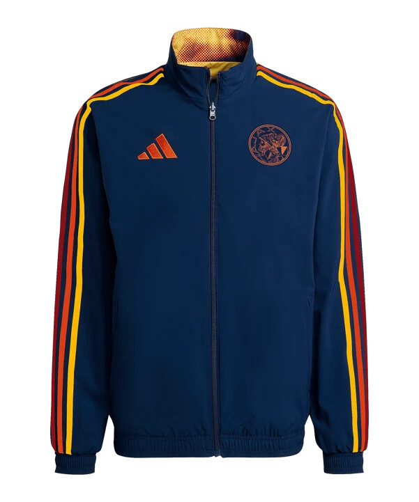 adidas ajax amsterdam track sweatshirt blau
