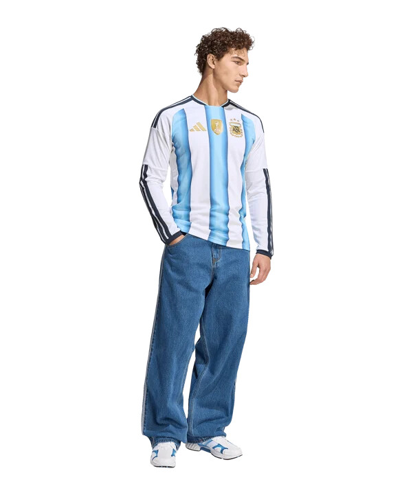 adidas argentinien trikot langarm home wm 2026 weiß