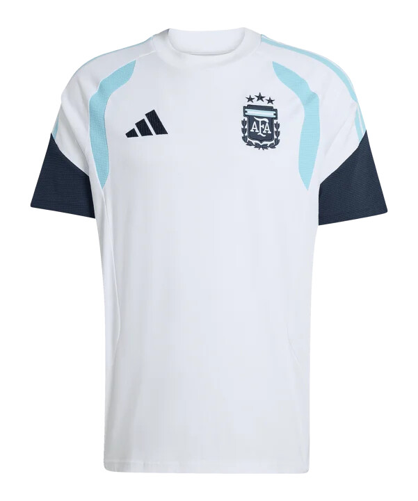 adidas argentinien tiro trainingsshirt weiß