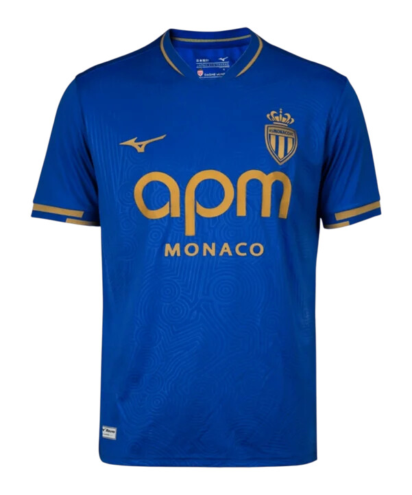 mizuno as monaco trikot away 20252026 blau f12