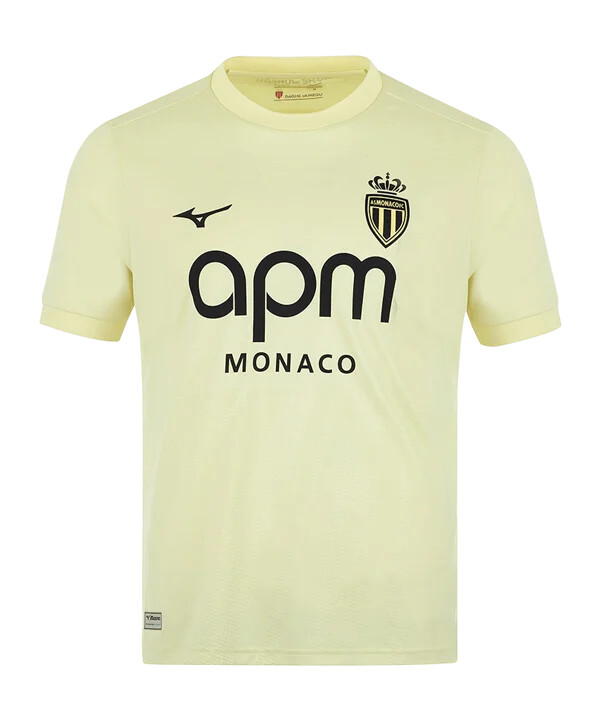 mizuno as monaco trikot 3rd 20252026 gelb f48
