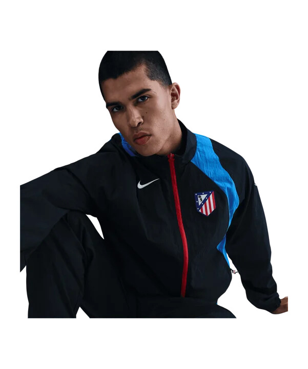nike atletico madrid t90 track jacke schwarz f010