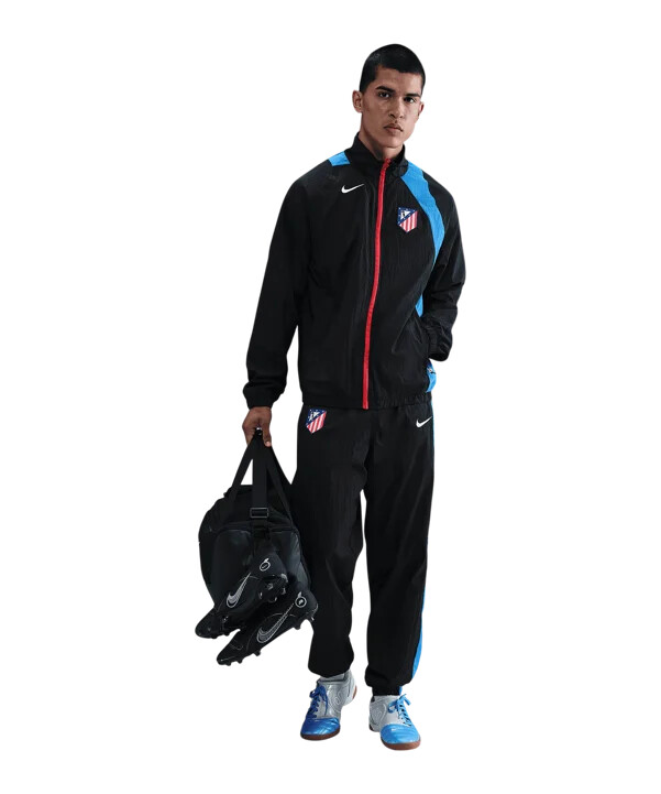nike atletico madrid t90 track jacke schwarz f010
