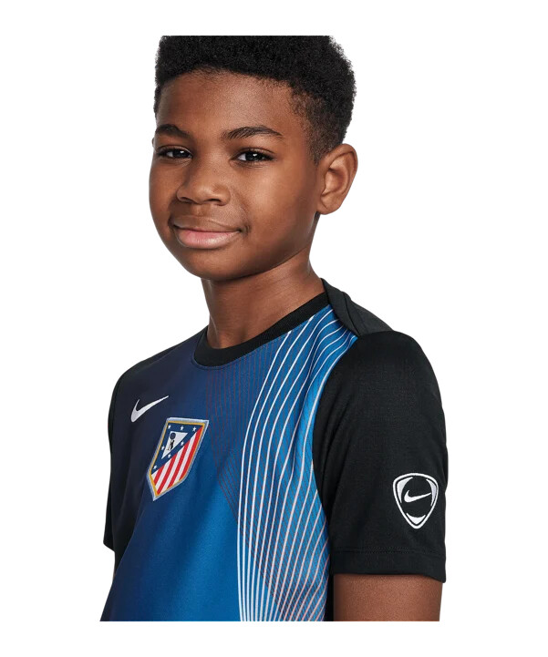 nike atletico madrid trainingsshirt kids schwarz f010