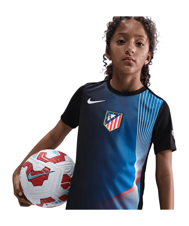 nike atletico madrid trainingsshirt kids schwarz f010